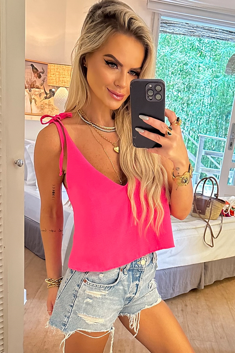 Blusa pink neon